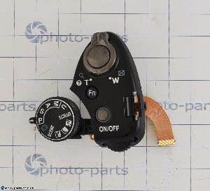 Верхняя панель с кнопкой спуска Nikon P510, следы использования